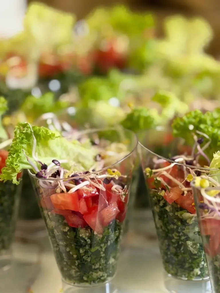 tabouleh, saladecupjes